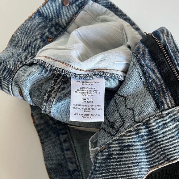 Anthropologie Dhruv Kapoor Sequin Denim Maxi Skirt - Picture 14 of 15